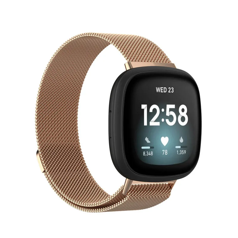 

Strap For Fitbit Versa 4/3 Watch Band Milan Bracelet Strap For Fitbit Sense 2 sport Milan Versa4 Strap Wristbands Accessories