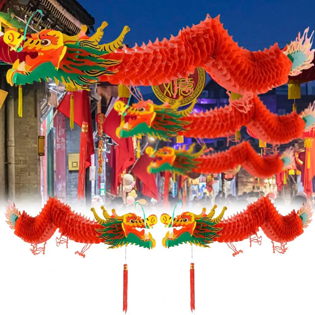 

Beautifully Dragon Boat Lantern Tear Resistant Dragon Charm Jubilant Dragon Boat Dragon Shaped Lantern Festival Props