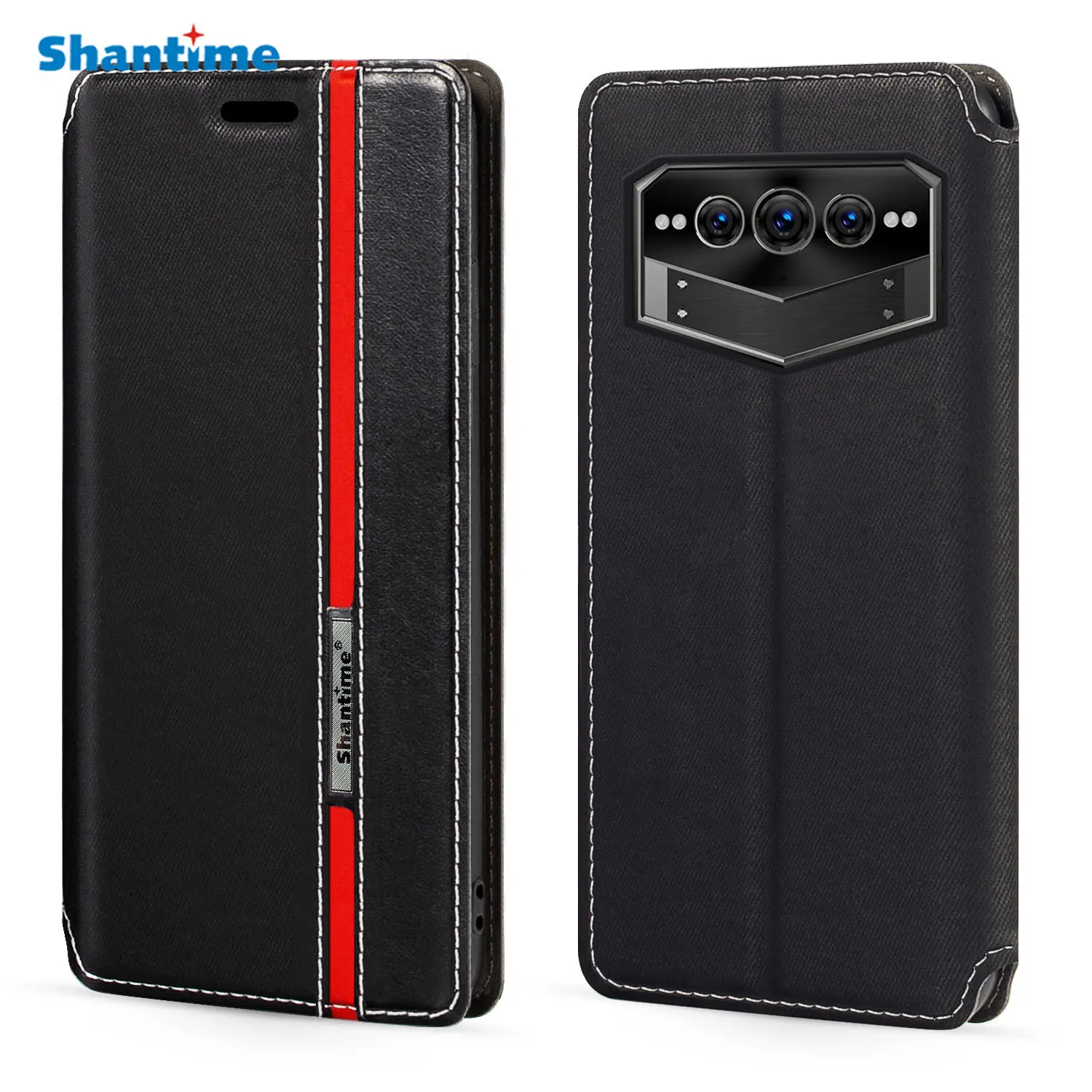 

For Doogee S100 Pro Case Fashion Multicolor Magnetic Closure Leather Flip Case Cover with Card Holder 6.58 inches