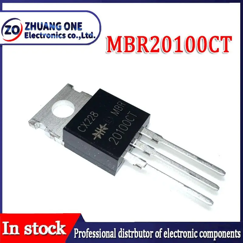 

10PCS MBR20100CT TO-220 MBR20100 TO220 20100CT