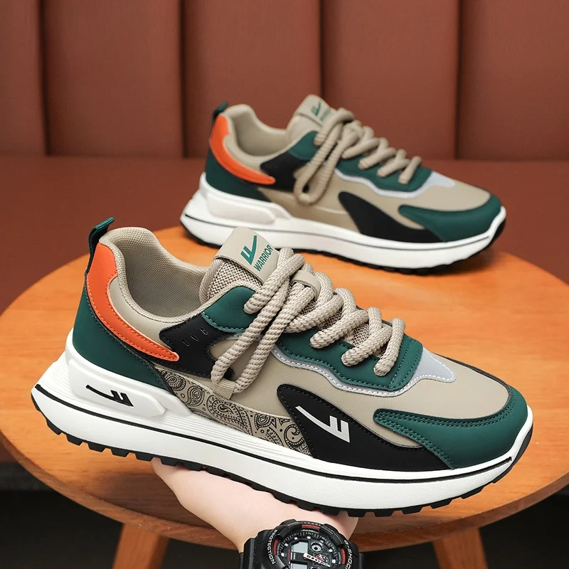 Официальная мужская обувь Warrior Новое весеннее поступление кожаные кроссовки Cortez