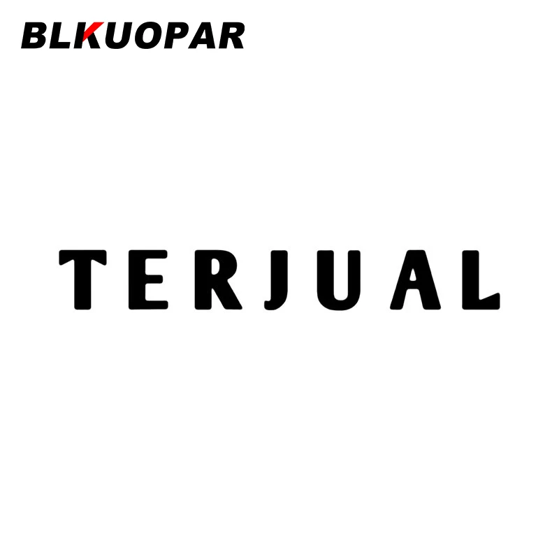 

BLKUOPAR TERJUAL Car Sticker Sunscreen Waterproof Original Decal Die Cut Refrigerator Bumper Skateboard Bedroom Car Accessories