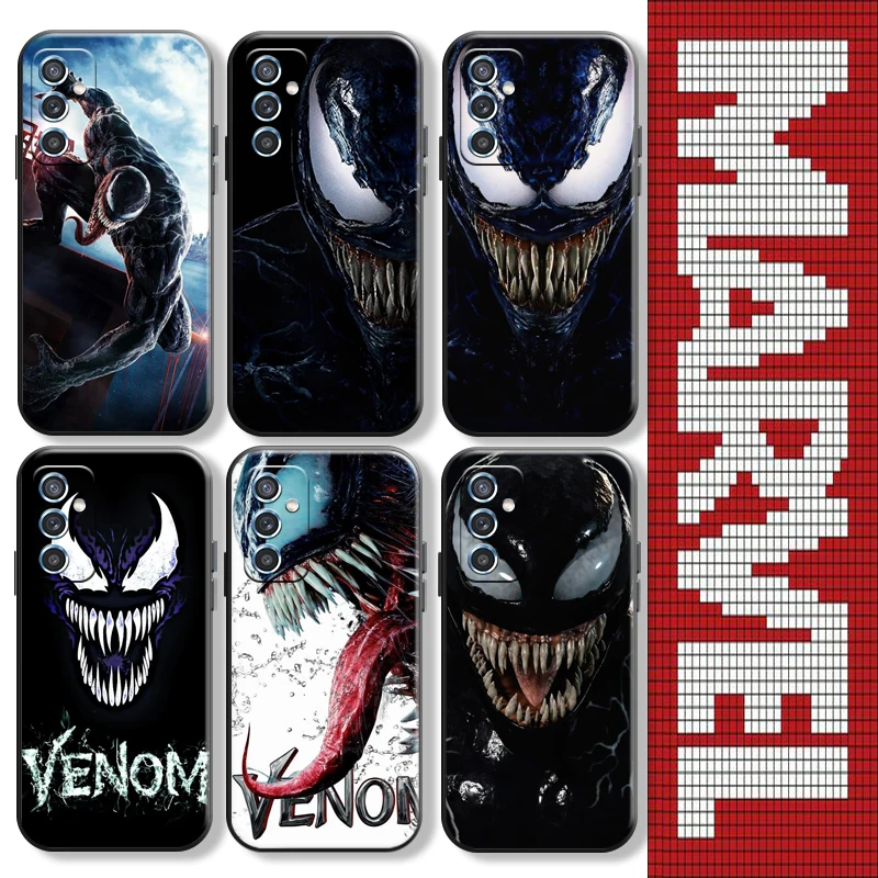 

Marvel Venom Comics Cool For Samsung M11 M12 Phone Case Funda Coque Silicone Cover Soft Carcasa Black Back