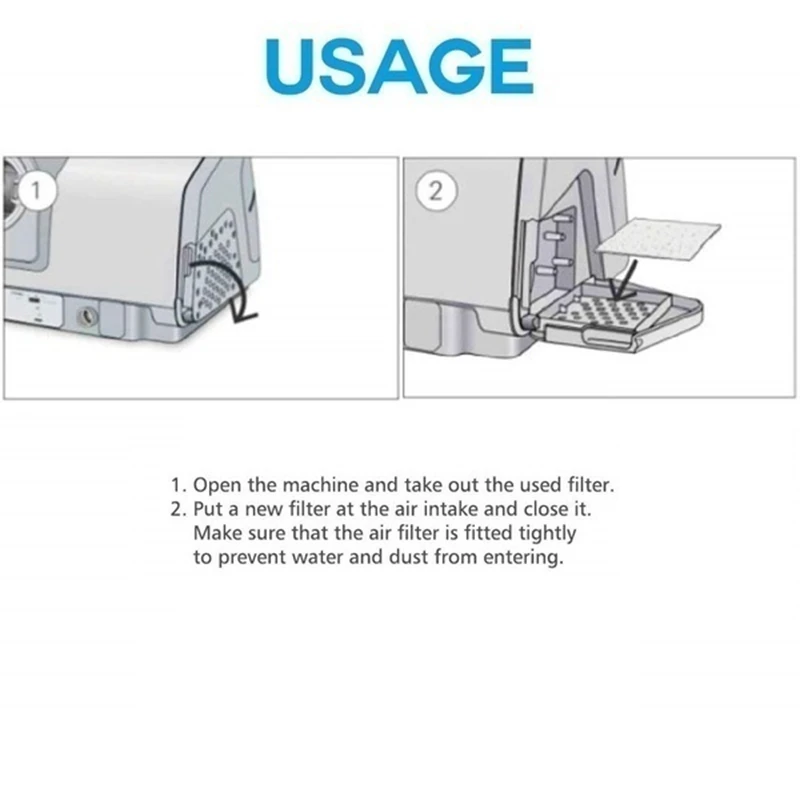 100 шт. S9/S10 CPAP одноразовые универсальные сменные фильтры для ResMed AirSense