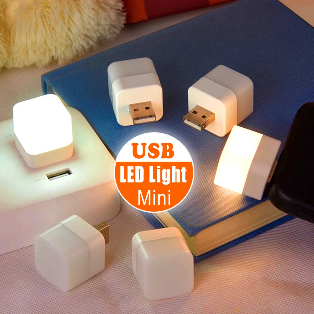 

Мини-USB-штепсельная вилка, суперъяркая лампа для защиты глаз, ночная версия, компьютер, портативная зарядка, маленькая книга, лампочка для чтения, компьютер, 1 шт.