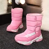 2023 Winter Children Boots Princess Elegant Girls Shoes Water Proof Girl Boy Snow Boots Kids Warm High Quality Plush Boots 4
