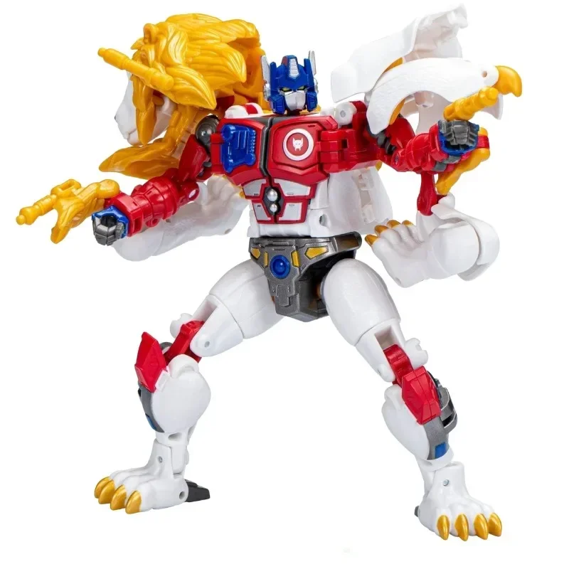 В наличии Takara Tomy Transformers G Series V-Class Lion Tianzhu/White Optimus Prime Коллекционная подвижная