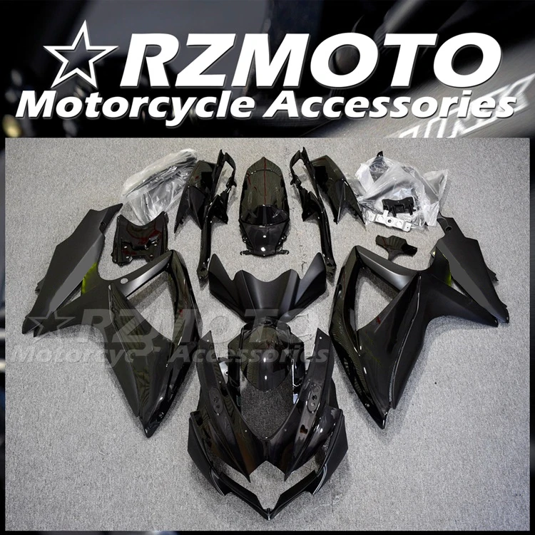 

4 подарка, новый комплект обтекателей из АБС-пластика, подходит для Suzuki GSX-R 600 750 K8 08 09 10 2008 2009 2010, черный кузов