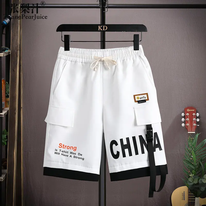 

New Arrivals Summer Men's Cargo Shorts Fashion Multi-pocket Hiking Short Pants Homme Loose Boardshorts Overalls Streetwear