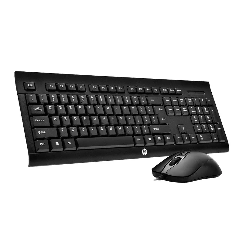 

Wired Keyboard and Mouse Kit for HP/Hewlett-Packard KM100USB Desktop Laptops Office Home Support Waterproof