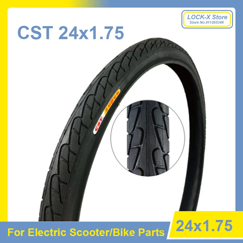 CST 24x1 3/8 24x1.5 24x1.75 24x1.95 Bicycle Inner Tube and Outer Tires 24 Inch Wheelchair Tyre