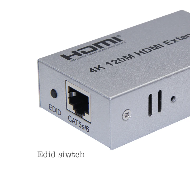1 пара 4K 60 м/100 м/120 м удлинитель HDMI-совместимый с RJ45 LAN CAT6 кабеля видео по Ethernet Cat5e