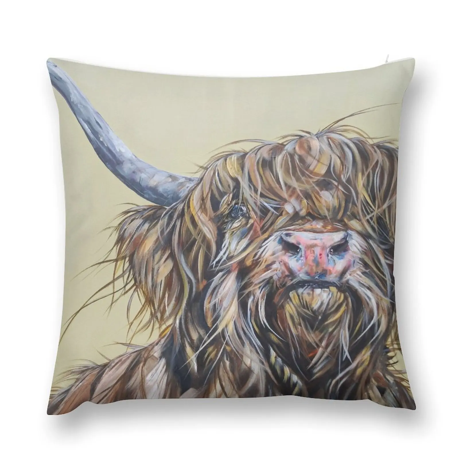 Wally McWindy. Highland пушистая корова Heilan шотландское смешное искусство coo от победителя