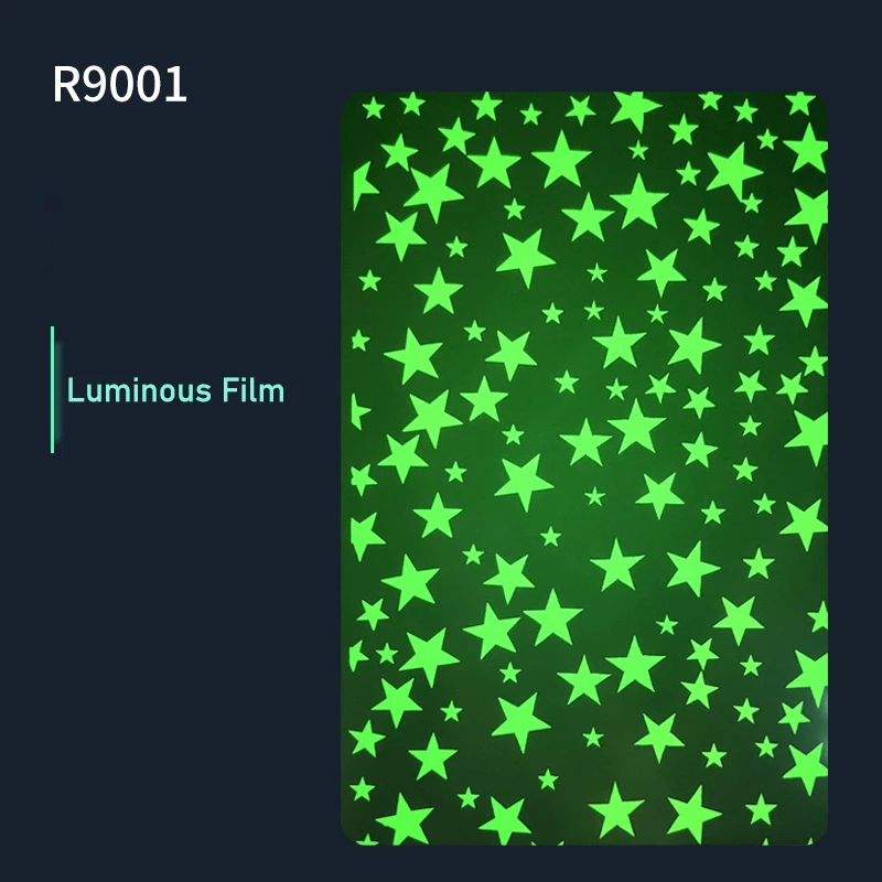Vormir Luminous Embossed Stickers for Cellphone Skins Shiny Rear Back Housing Cover Protective Films for Plotter Cutter Machine