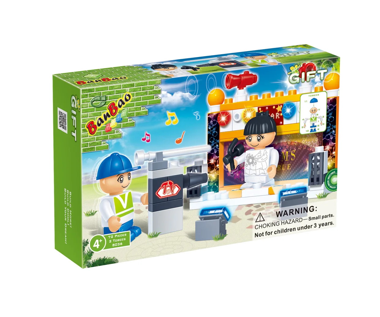 

BanBao B8036 конструктор с двумя фигурами