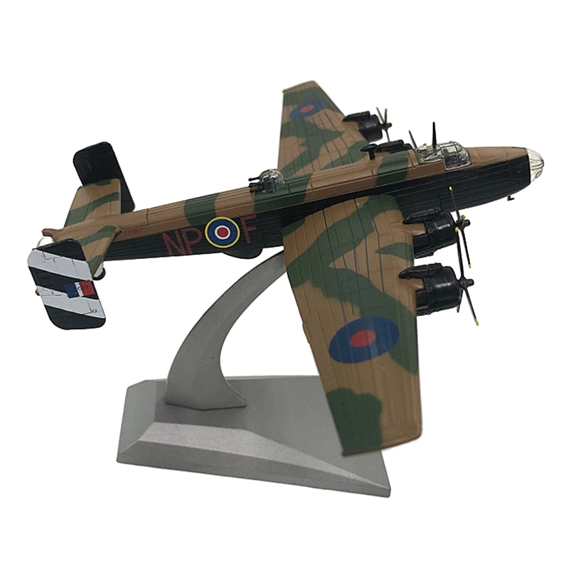 

1/144 Handley Page Halifax B. Mk III 1944 Diecast Airplane Model with Display Stand, for Home Office Decoration