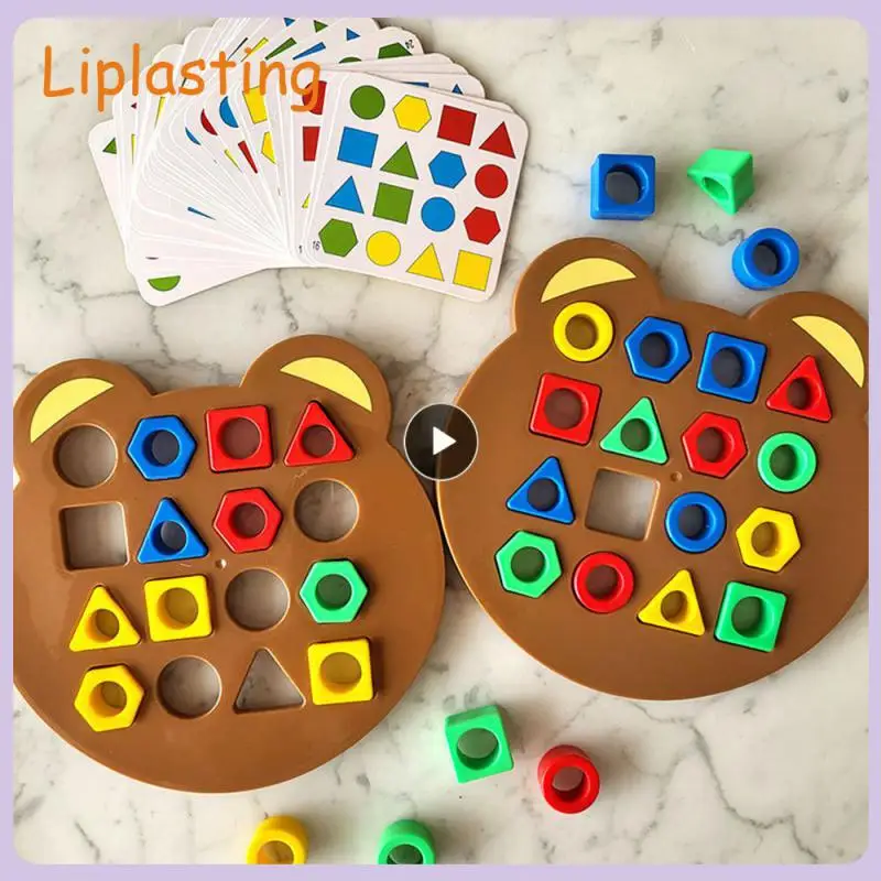 

Multicolor Building Blocks The Bell Improve Iq Toy Develop Brain Power Matching Toys Kids Toys Set Geometric Building Blocks