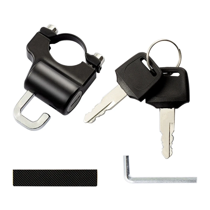 

Portable Motorbike Helmet Security Lock Anti Theft Universal with 2 Keys