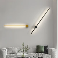 led rotatable long wall light fixture lampsfor home bedroom living room surface mounted bedside lamp indoor home lighting lights