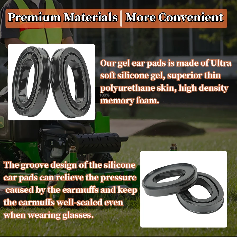 1 пара мягких охлаждающих силикагелевых амбушюров для наушников 3M