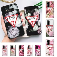 peonies beautiful guess flower phone case for samsung galaxy note10pro note20ultra note20 note10lite m30s
