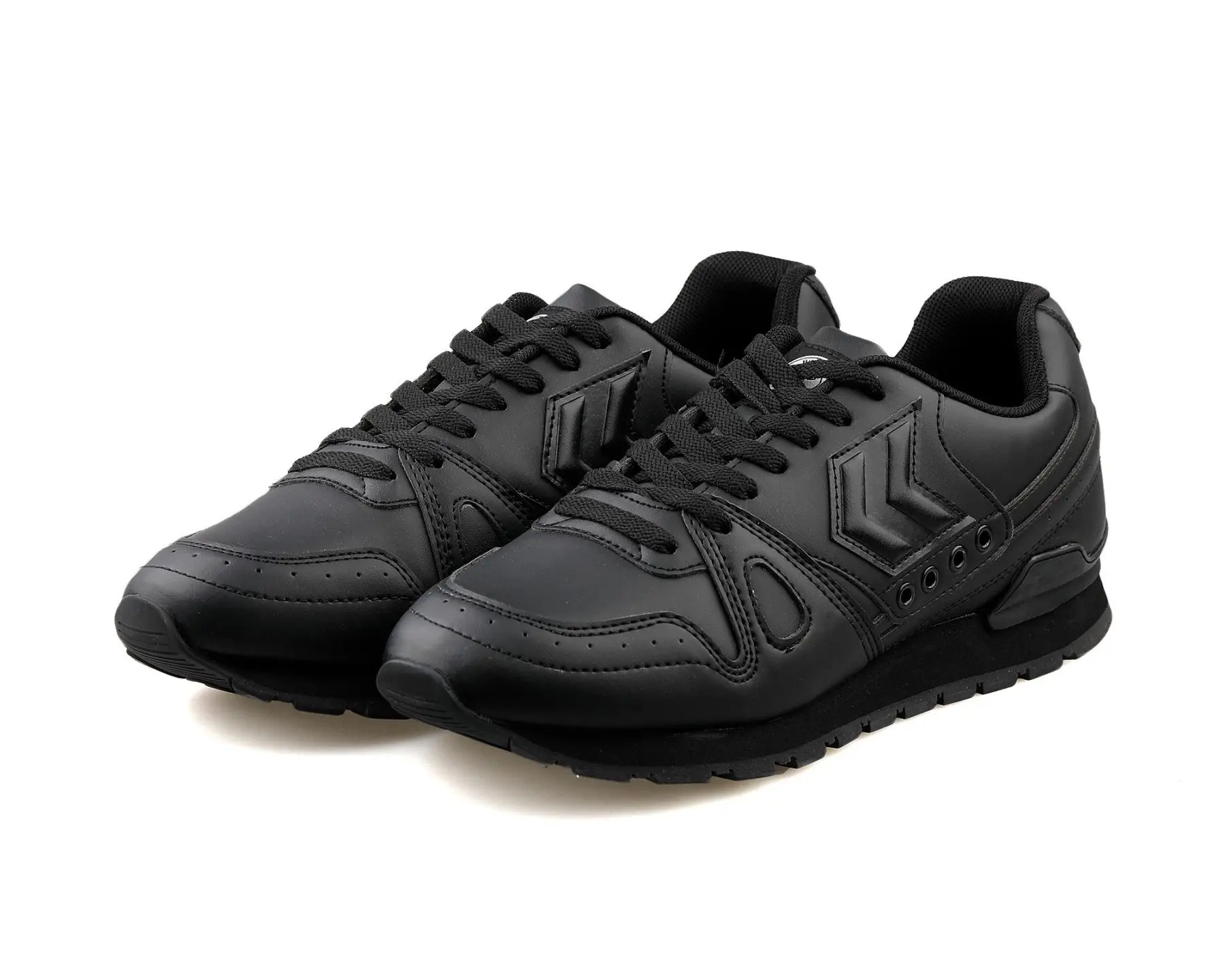 Hummel Original Men's Sneakers Casual Sneakers Black Color Casual Running Casual Walking Shoes Hml Marathona Sneaker Pu