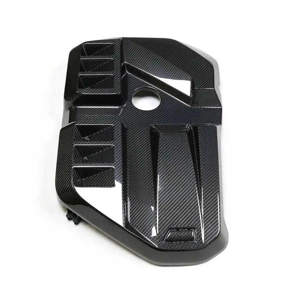 

Оригинальное сухое углеродное волокно для BMW M2 G87 M3 G80 M4 G82, сменная крышка двигателя, комплект отделки двигателя, комплекты кузова, автозапчасти