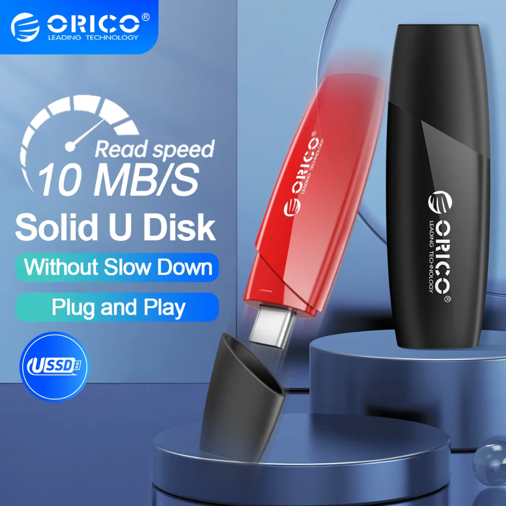 

ORICO New Lightweight and Portable USB2.0 USB Flash Drives 4GB Pen Drive USB 2.0 Stick Pendrive Black Red for External Storage