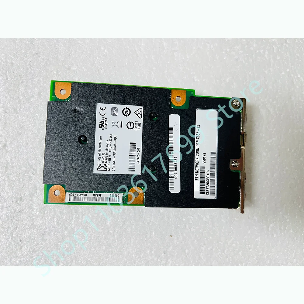 Для двухпортовой 10-гигабитной сетевой карты Intel X557T2OCPG1P5 X557T2OCP X557-T2