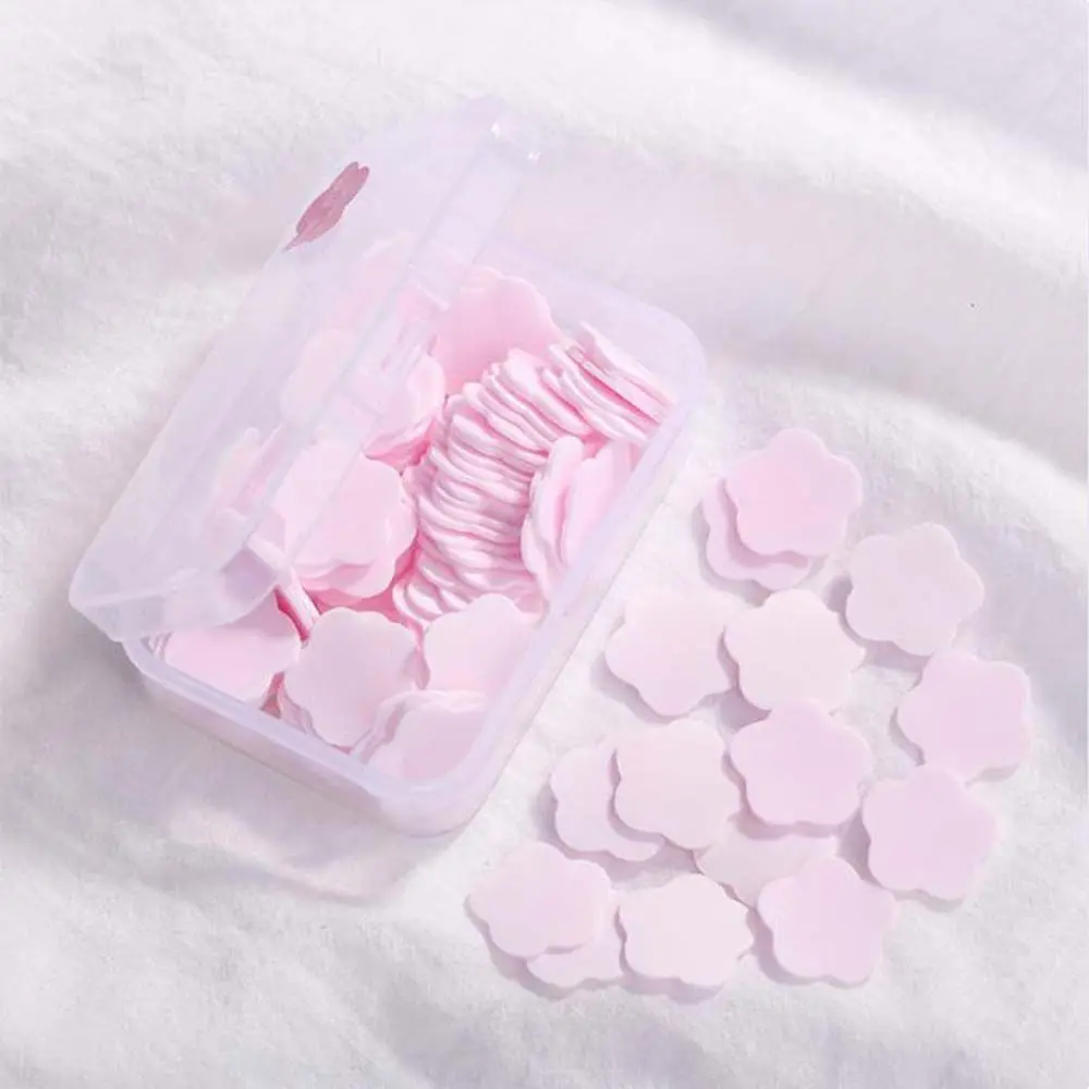 

Bath Flower Shape Scented Slice Soap Papers Washing Hand Mini Cleaning Soaps Soap Petals Scented Tablets Disposable Soap Flakes