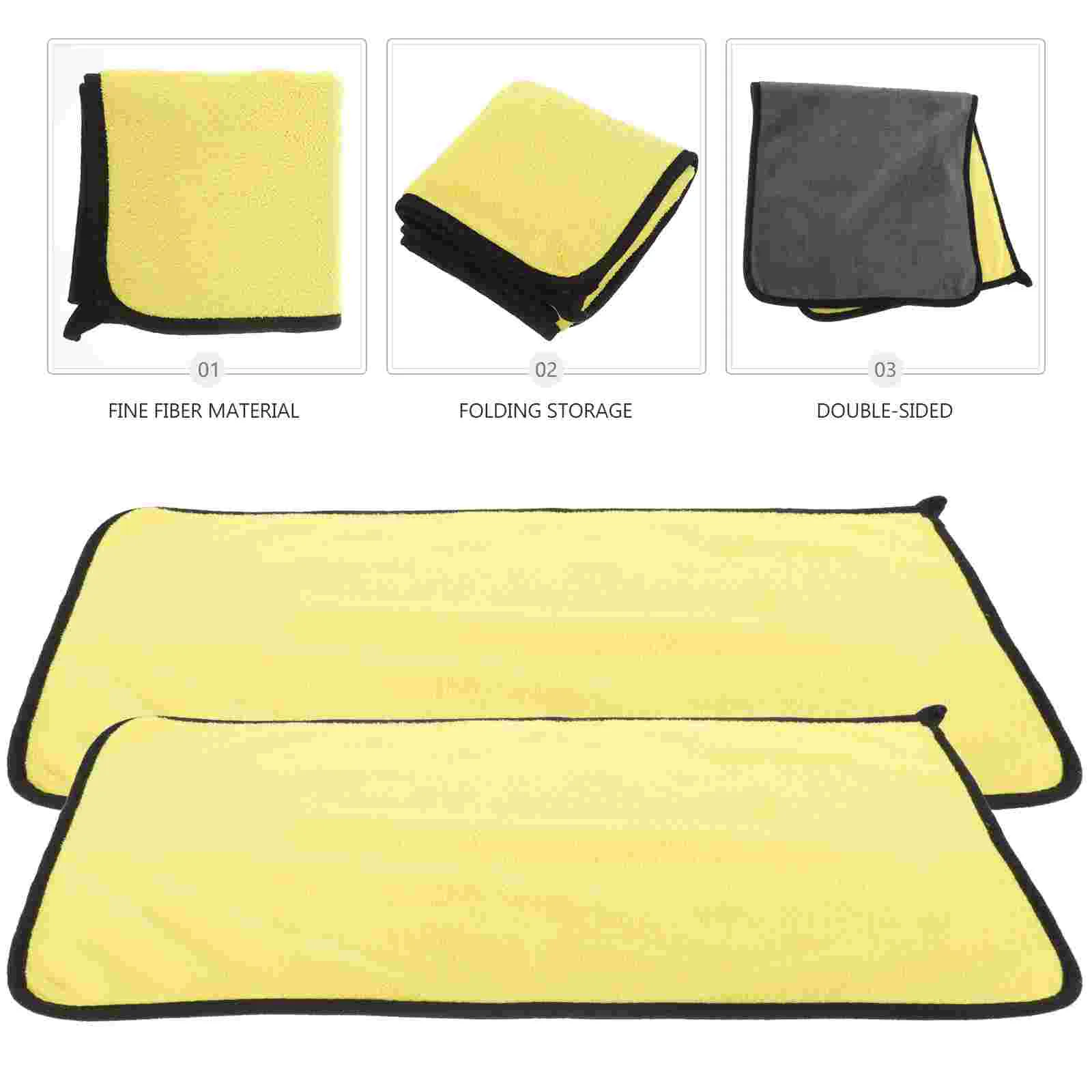 

Car Wash Towel Portable Cleaning Cloth Bike Drying Reusable Accessory Multi-use