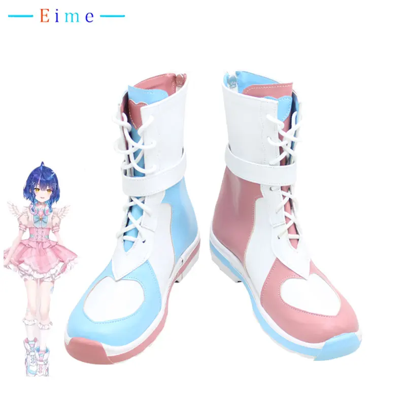 

Amamiya Kokoro Cosplay Shoes Halloween Carnival Boots Vtuber Cosplay Prop PU Shoes Custom Made