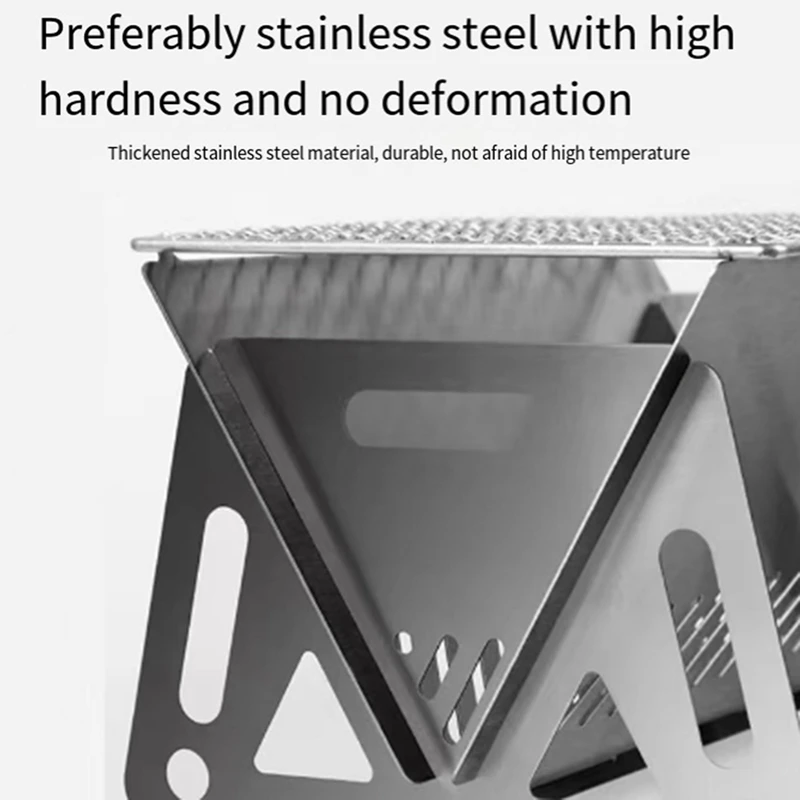 Портативная уличная складная карточная печь из нержавеющей стали инкатор для