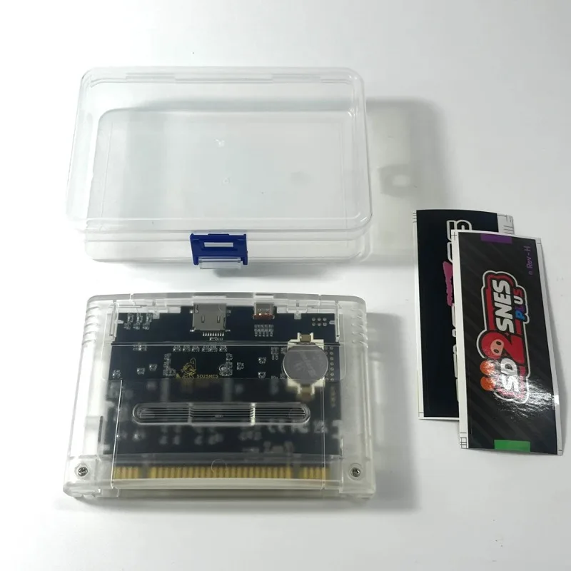 Фото Подходит для видеоигр на консолях SNES/SFC 16 Bit NTSC/J/PAL, новейший FXPAK Pro SD2SNES №3