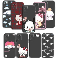 kuromi hello kitty cute phone cases for xiaomi redmi note 9t 9a 9t 8a 8 2021 7 8 pro note 8 9 soft tpu coque carcasa