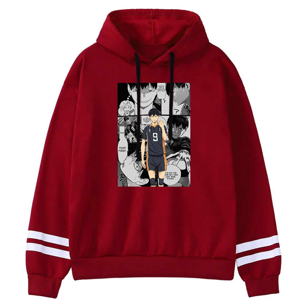 

Худи Haikyuu kageyama tobio для мужчин, модная одежда из мультфильмов, флисовые толстовки с круглым вырезом, теплые толстовки оверсайз в стиле хип-хоп ...