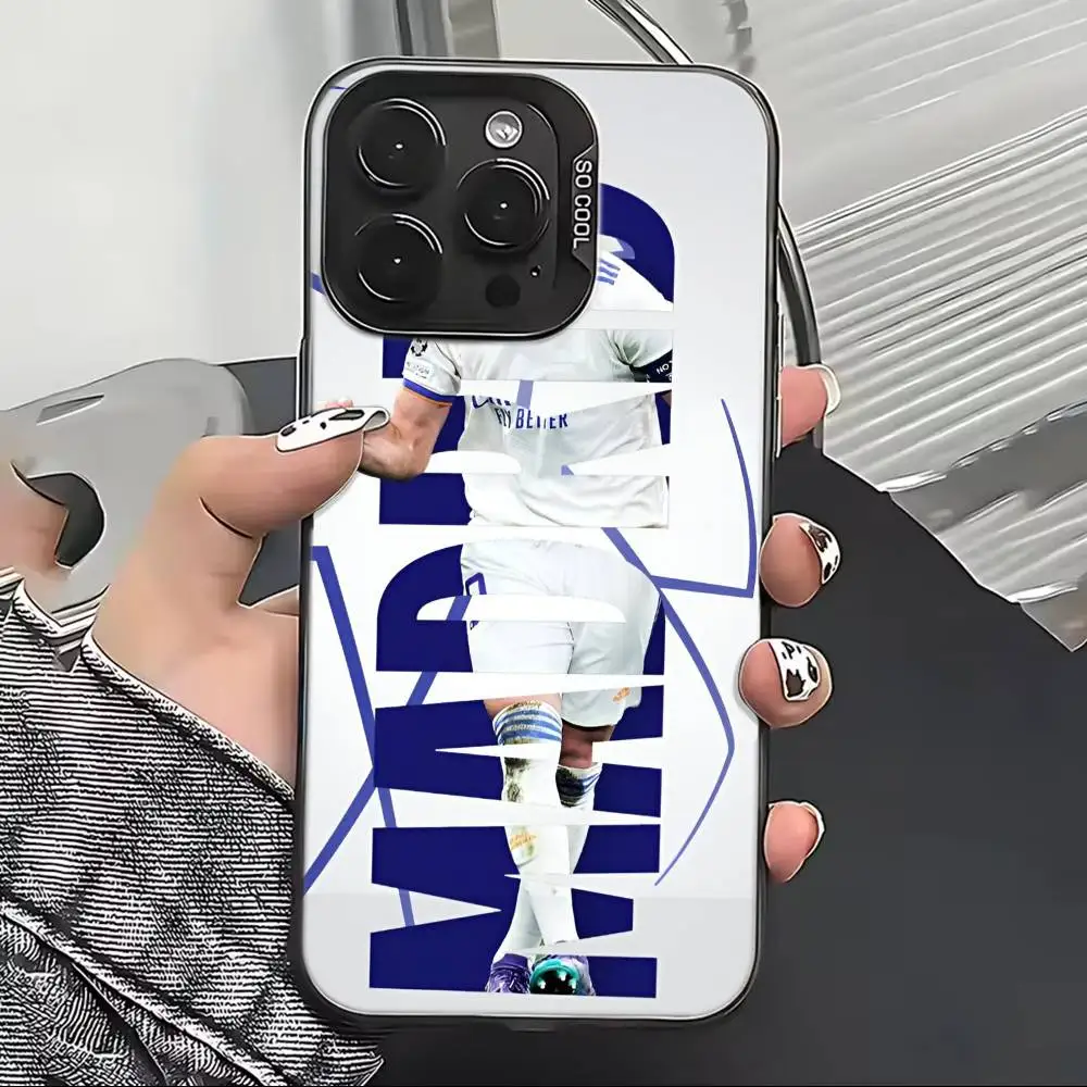 Фото Чехол для телефона K-Karim Benzema Football Cheer для iPhone 17, 16, 15, 14, 13, 12, 11 Plus, Pro Max, XS, цветной, с серебряным покрытием внутри №2