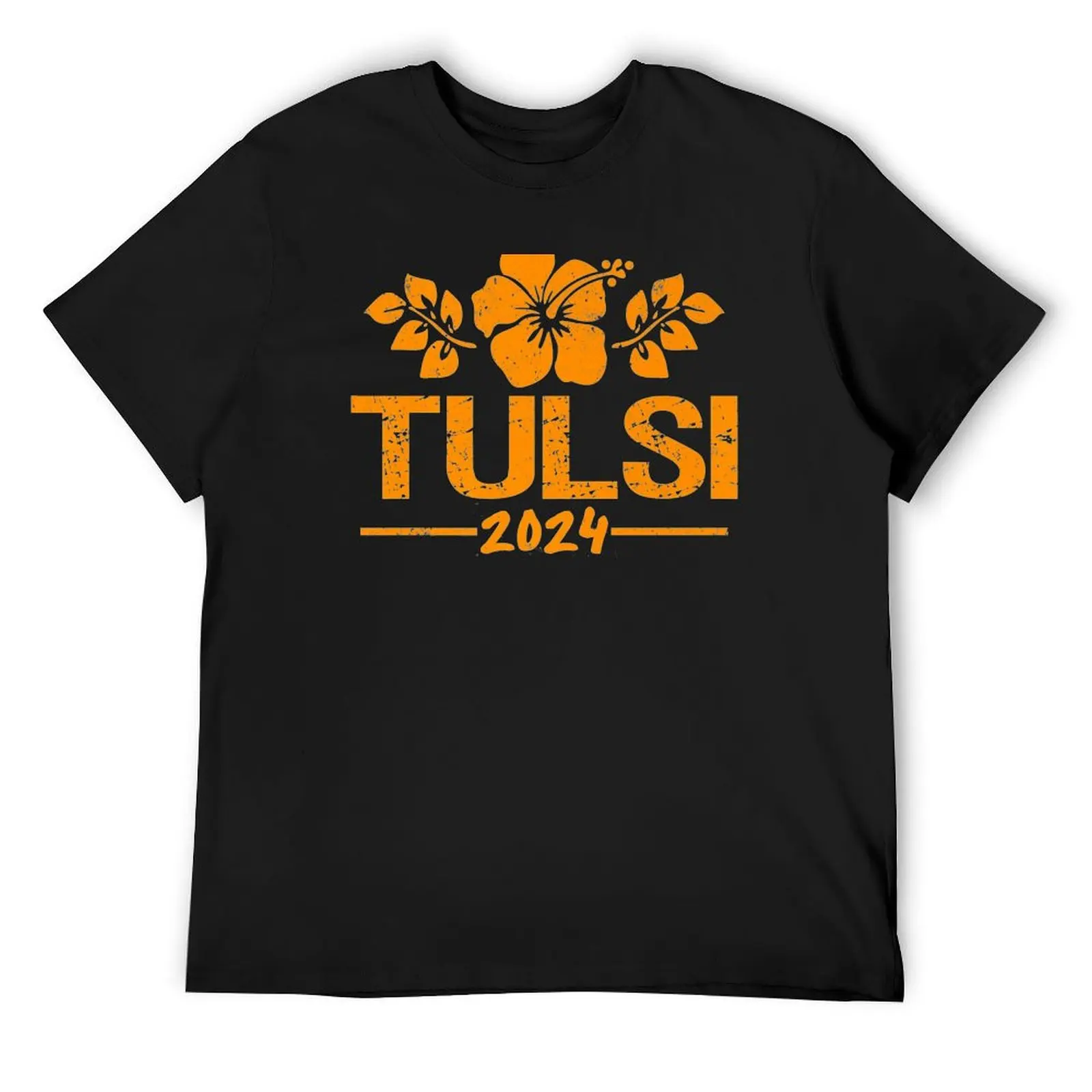 Футболка Tulsi Gabbard 2024 летние топы большого размера одежда в стиле хиппи мужские