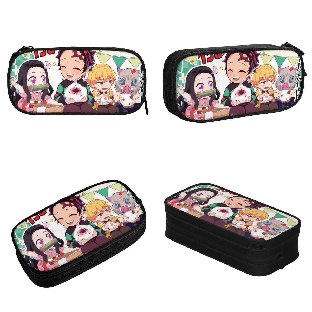 Пеналы для карандашей с рассекающим демонов Tanjirou пеналы Nezuko Zenitsu коробка ручек