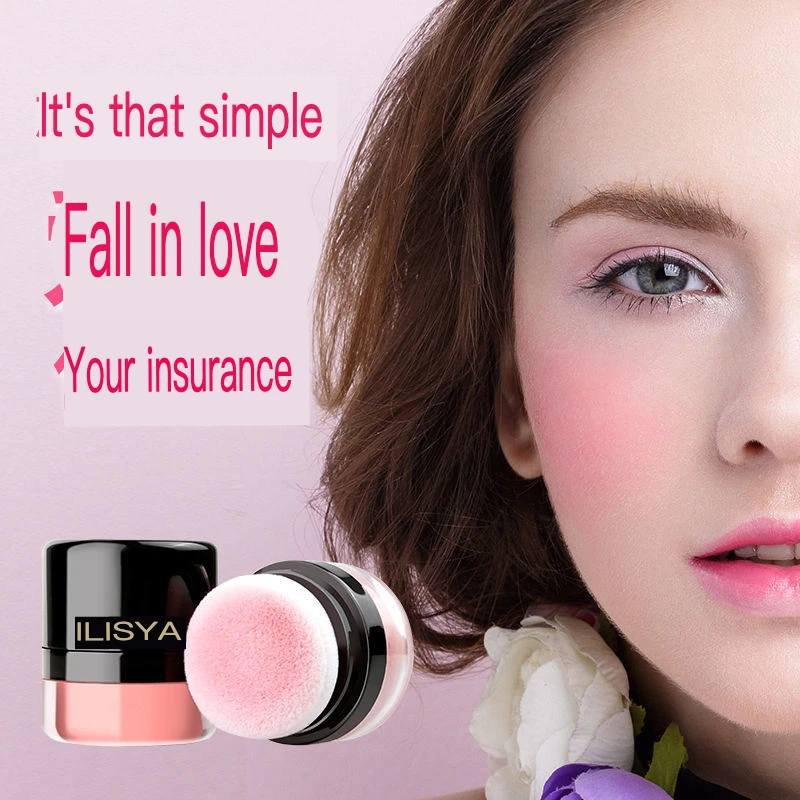 Фото ILISYA Lazy Cushion Blush Palette Бестселлер, глянцевая контурная универсальная палитра, новые солнцезащитные румяна для женщин №5