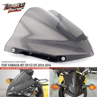 mt 09 motorcycle windshield pare brise for yamaha mt09 fz09 fz mt 09 2014 2015 2016 accessories front wind deflectors windscreen
