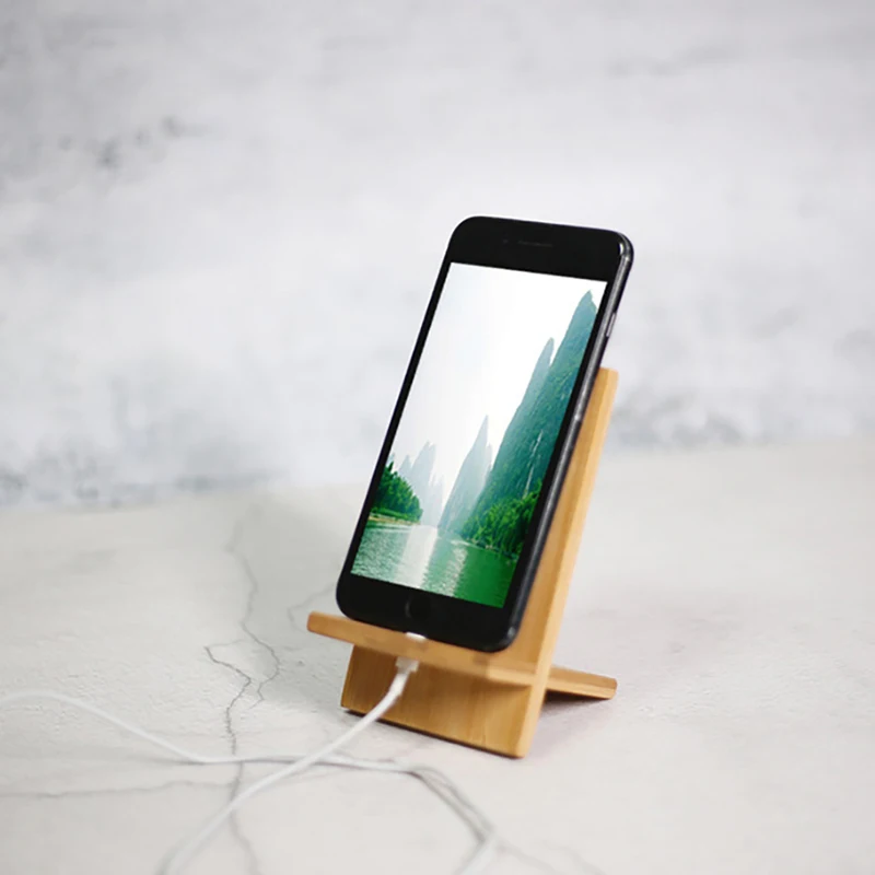 wooden phone holder stand mobile smartphone support tablet stand universal desk cell phone holder stand portable mobile holder free global shipping