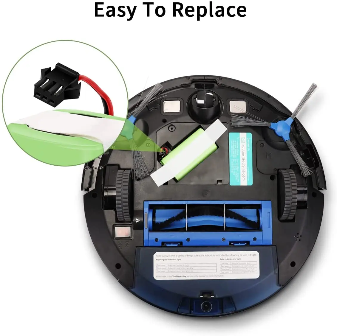 Оригинальный литий-ионный аккумулятор 18650 14 4 В 2800 мАч для conga Excellence 990 1090 Ecovacs Deebot