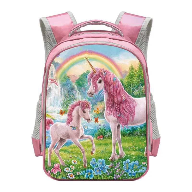 Cartoon Cute Backpack Girls Children's School Bags pink Unicorn Backpack Large Kawaii Schoolbags Kids Back Pack Mochila Mujers