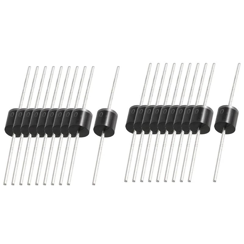 

20 Pcs Molded Plastic Case 1000V 10A Rectifier Diodes 10A10