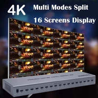 4k 16x1 picture splitter quad hdmi multi viewer switcher 16 in 1 out seamless switch multiviewer hdtv display 16 screen divider
