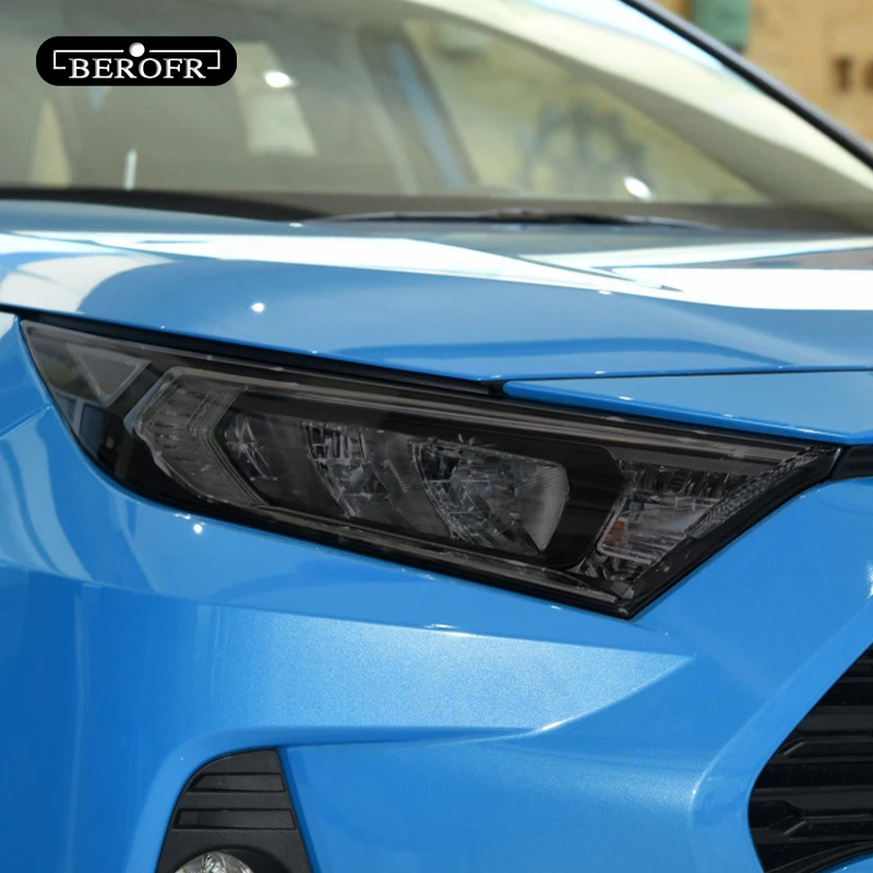 For Toyota RAV4 2019 2020 XA50 Car Headlight Tint Black Protective Film Protection Transparent TPU Sticker Accessories For Toyota RAV4 2019 2020 XA50 Car Headlight Tint Black Protective Film Protection Transparent TPU Sticker Accessories