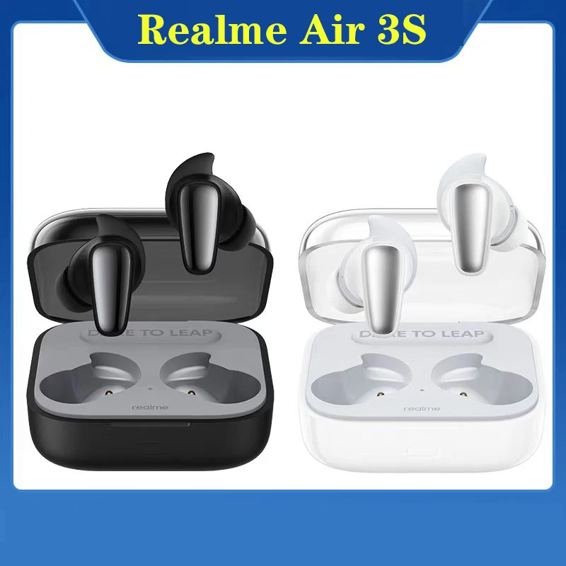 Original Realme Buds Air 3S TWS Earphone Bluetooth 5.3 Wireless AI ENC Call Noise Cancelling Headphone For Realme GT Neo 2 OPPO