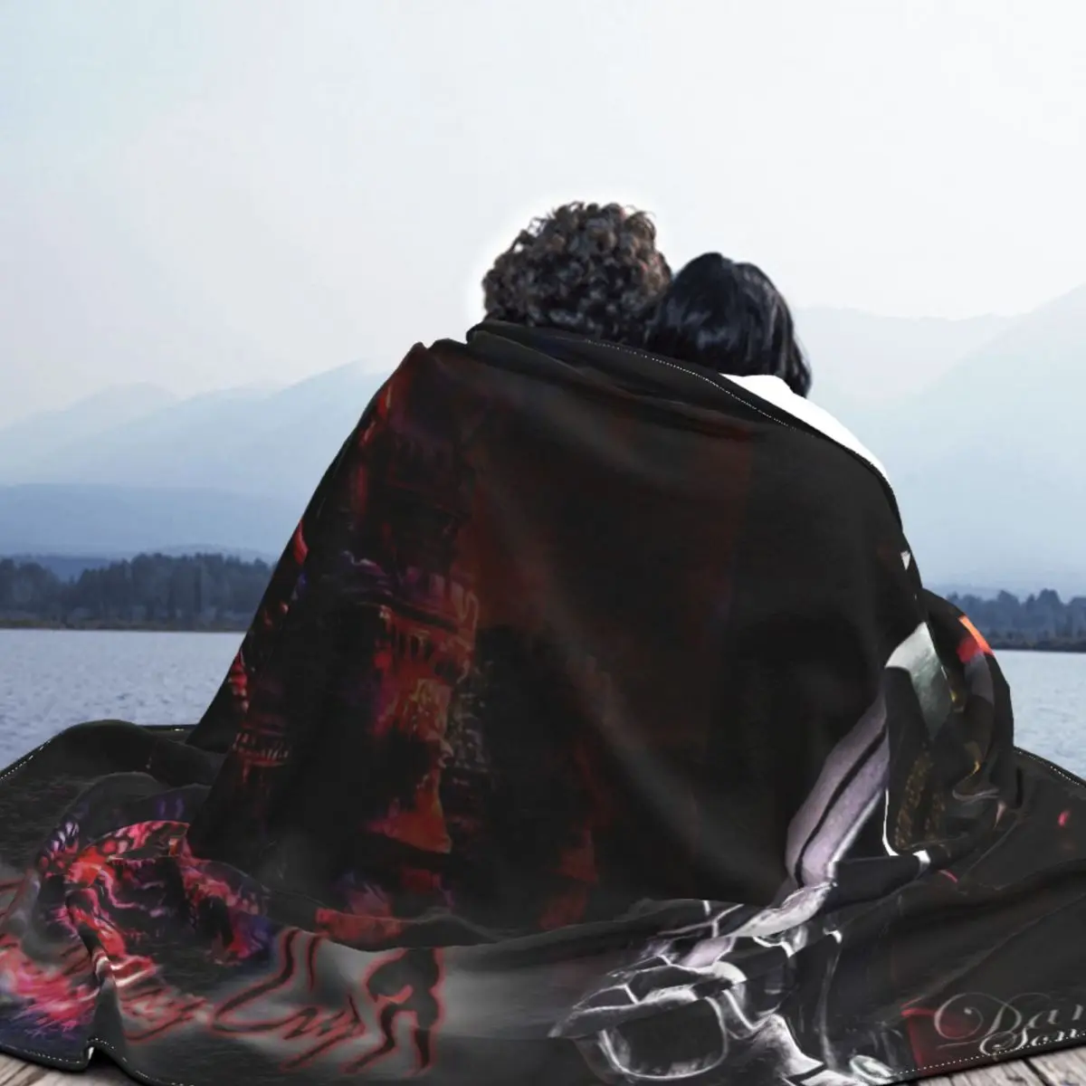 D-Devil May Cry DMC Game Blanket Fleece All Season Cartoon Wielofunkcyjny ciepły koc do rzucania na pościel Narzuty biurowe