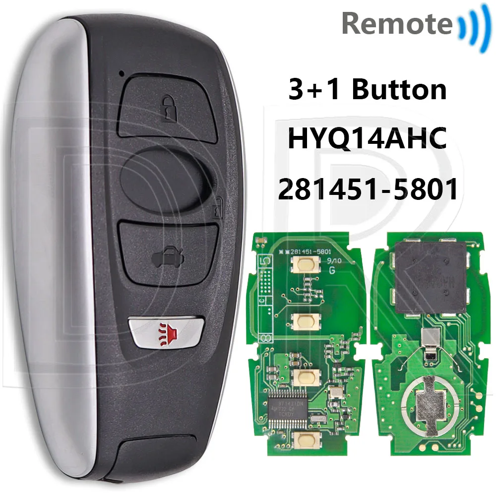 

Отличный 4D чип 314,3 МГц HYQ14AHC плата 281451-5801 бесконтактный автомобильный дистанционный ключ для Subaru Forester Impreza Legacy XV BRZ 2014-2020